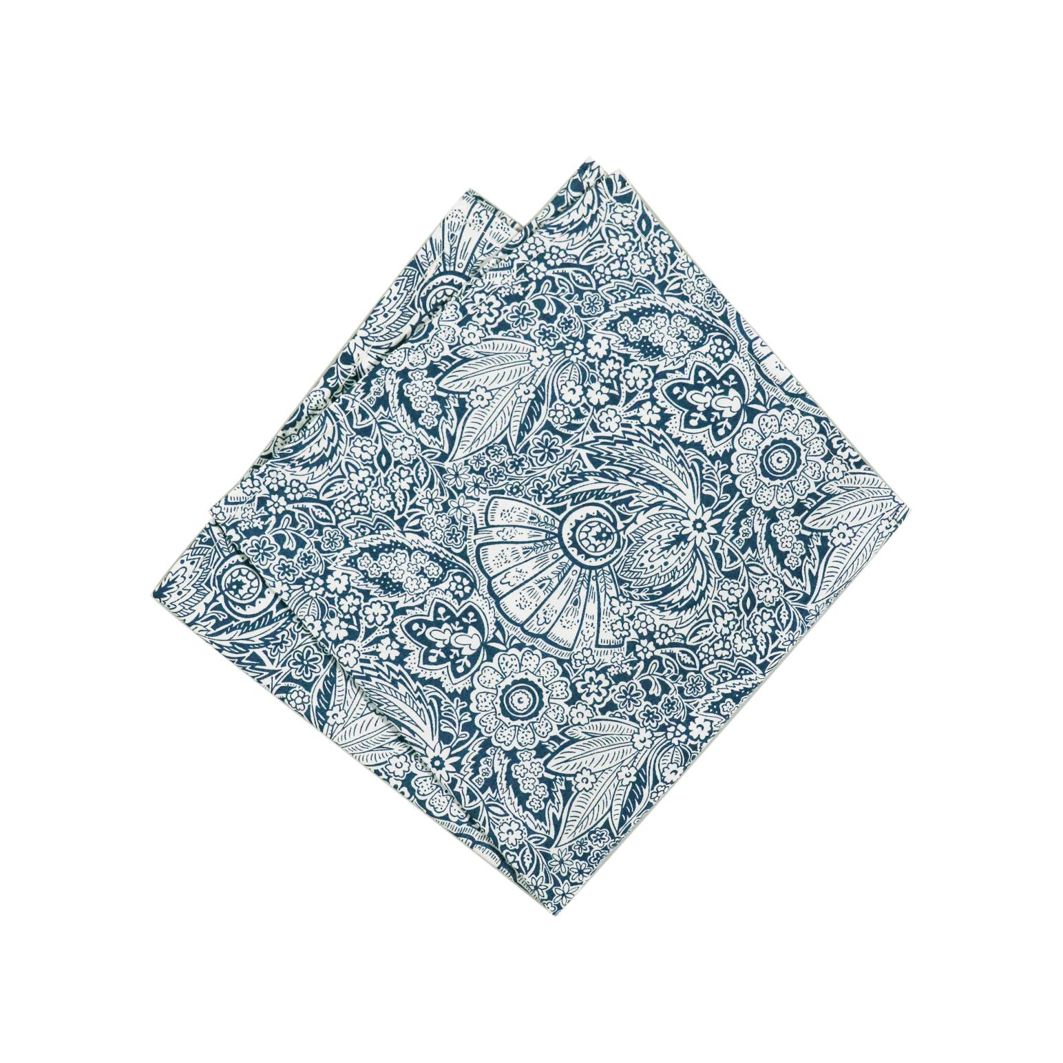 Parisian With Liberty Jungle Dreams Pocket Square